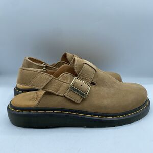 Dr Marten Jorge II Sandals Women 43 US 11 Tan Leather Slingback Moles NWOB
